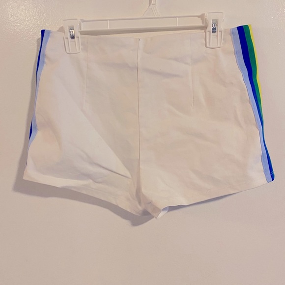 NWOT Rainbow High Waist Shorts - Picture 4 of 4